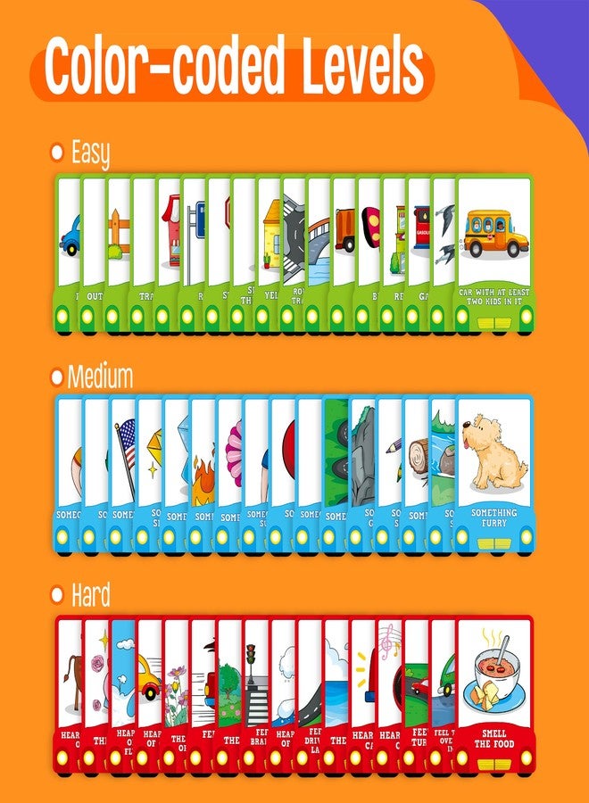 SpriteGru 50PCS Travel Scavenger Hunt Card Game, Road Trip Car Games Fun Eye Find & Seek Card Game Funny Activity for Activities for Family Vacations, Road Trips and Car Rides, Ages 4 and Up - Image 3